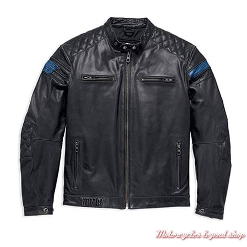 Blouson Cuir 115th Anniversary Harley Davidson Homme Motorcycles Legend Shop 4050