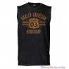 Tee-shirt sans manche Highway 03 Harley-Davidson homme, noir, coton, Cornouaille Moto Quimper Bretagne, R004062