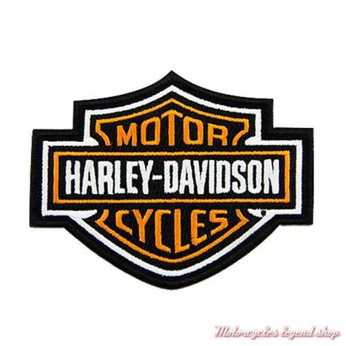 Patch Bar & Shield orange Harley-Davidson