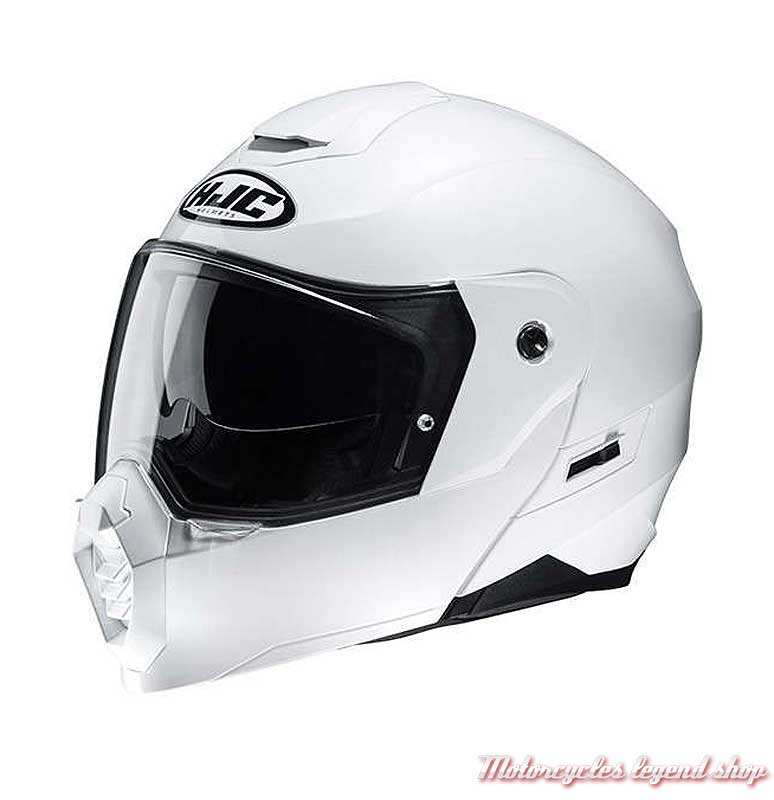  HJC Casque moto C90 BLANC PERLE/PEARL WHITE, Blanc, L