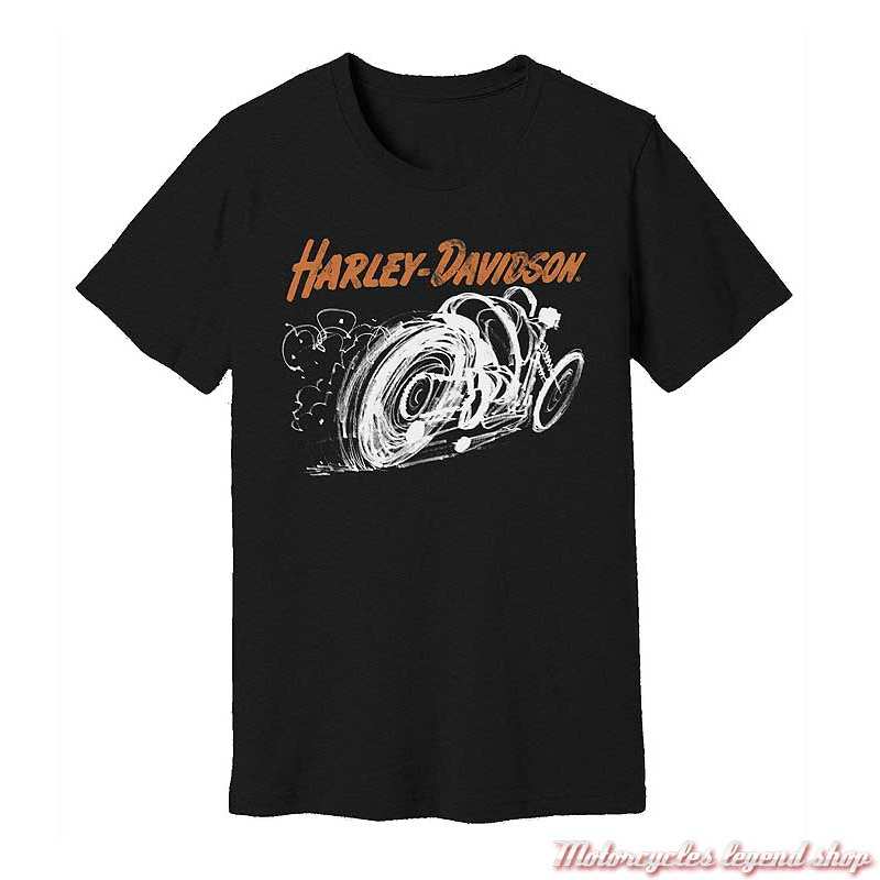 Tee Shirt manches courtes Hommes Harley Davidson - Équipement moto