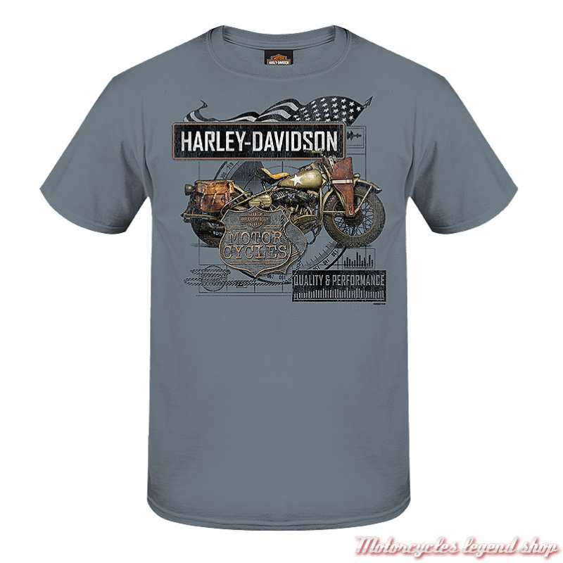 Tee- shirt Old School Harley-Davidson homme - Motorcycles Legend shop