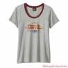 Tee-shirt Diamond Scoopneck 120th Anniversary Harley-Davidson femme, gris, coton, manches courtes, 96696-23VW