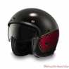 Casque Jet 120th Anniversary noir Harley-Davidson, noir brillant, rouge, doré, 97222-23EX 