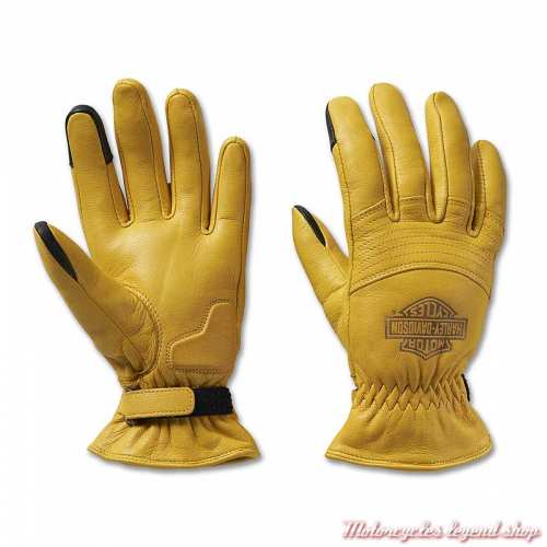 Gants cuir Helm Work Tan Harley-Davidson femme