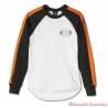 Tee-shirt 120th Anniversary Harley-Davidson femme, manches longues raglan, blanc, noir, orange, coton, 97464-23VW