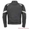 Blouson cuir Triple Triumph homme, roadster, noir, dos, MLES2336