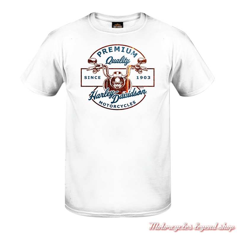 Tee-shirt Premium Label Harley-Davidson homme - Motorcycles Legend shop