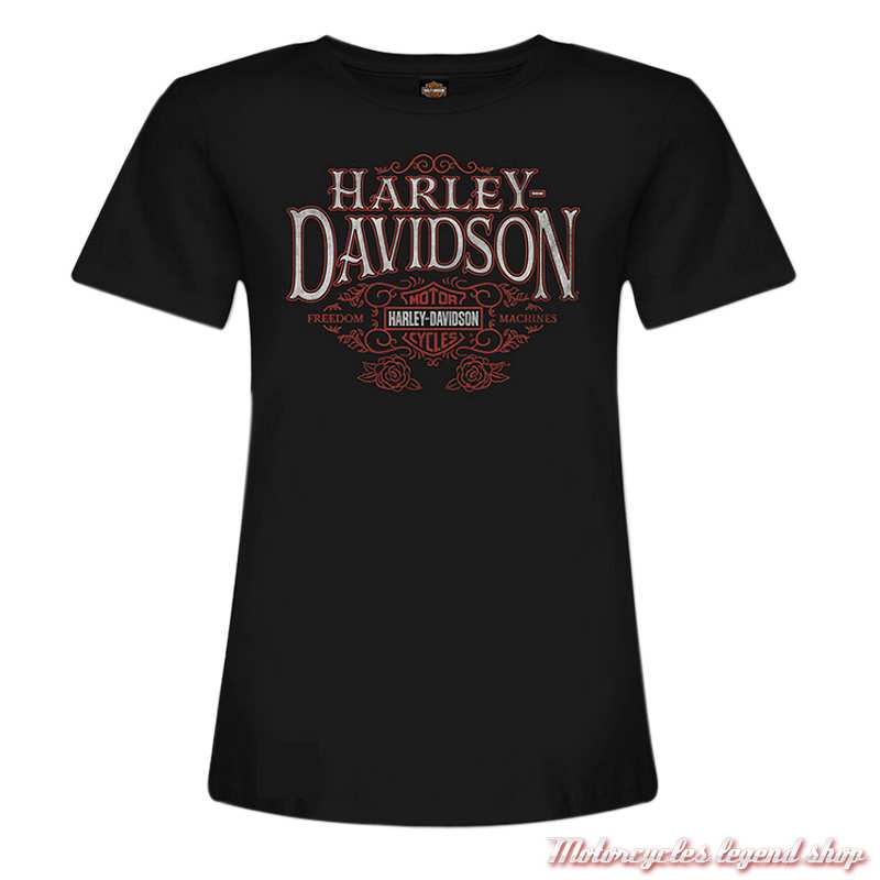 Tee Shirt Subliminal Harley Davidson Femme Motorcycles Legend Shop 