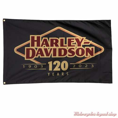 Drapeau 120th Anniversary Harley-Davidson