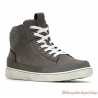 Baskets Bauman grey Harley-Davidson homme, cuir gris, lacets, imperméable, homologuées CE, D97203