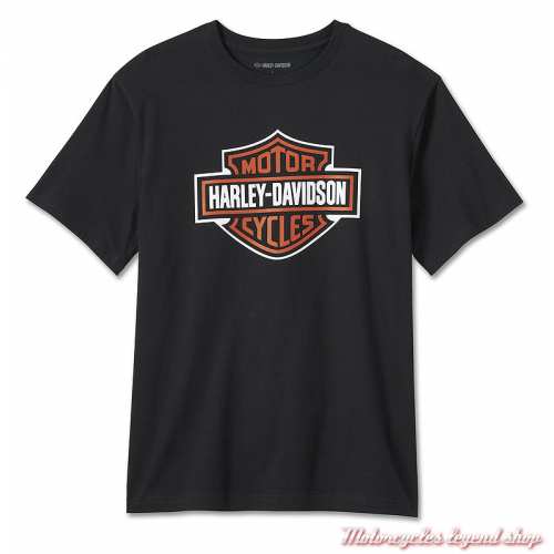 Tee- shirt Bar & Shield black Harley-Davidson homme