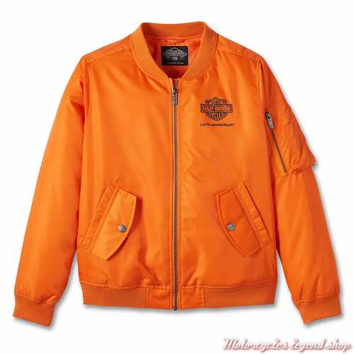 Bombers 120th Anniversary orange Harley-Davidson femme, nylon, racing, 97557-23VW