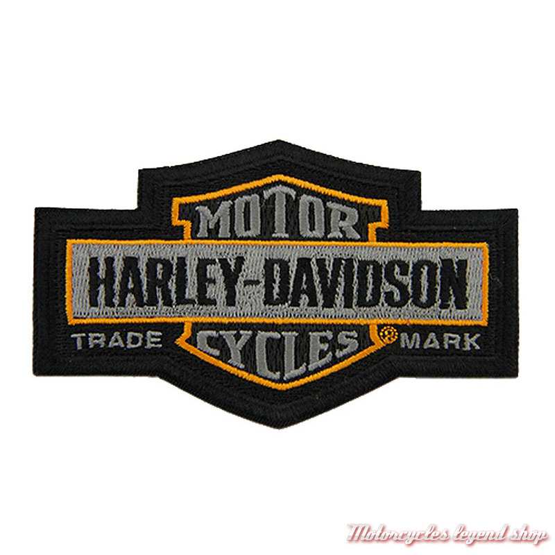 Patch Nostalgic Bar & Shield, vintage, brodé, petit modèle, Harley-Davidson 8011499