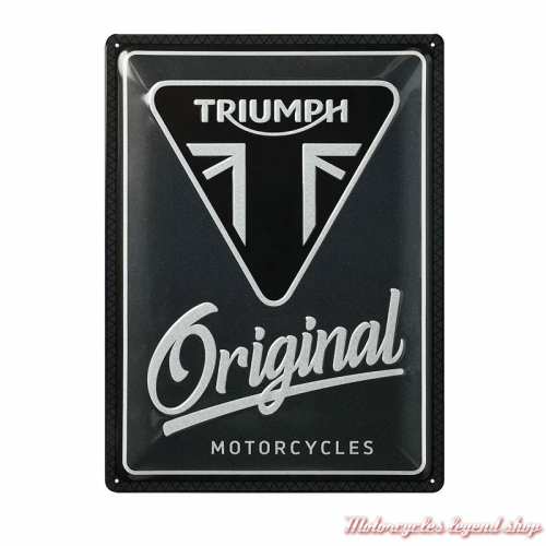 Plaque métal Original Motorcycles Triumph