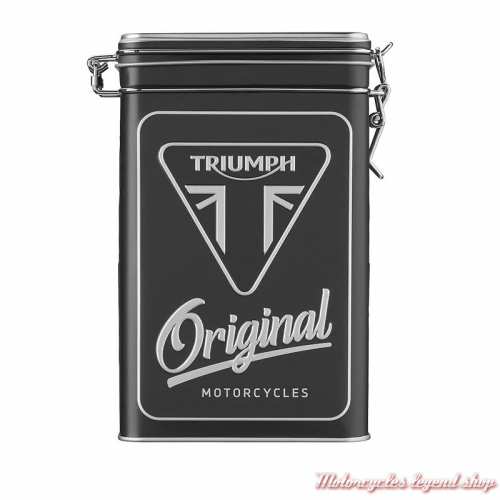 Boite métal Original Motorcycles Triumph, noir, hermétique, clip, MLMA24904 -2