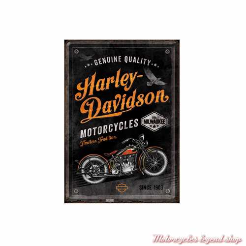 Carte postale métal Timeless Harley-Davidson