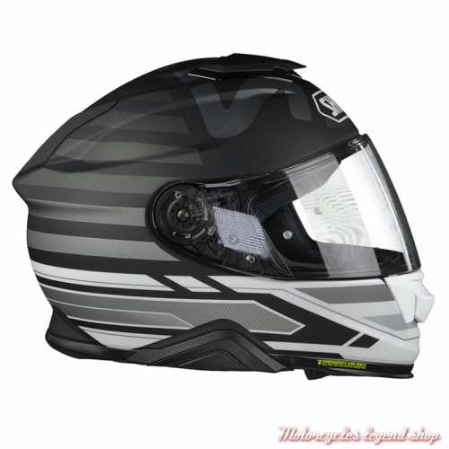 Casque intégral GT Air 2 Insignia TC-5 Shoei, noir, gris, profil droit