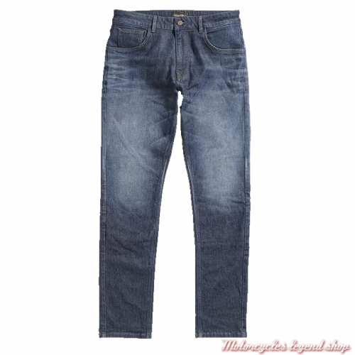 Jeans Brando Rding Triumph homme, regular, indigo vintage, homologué CE, MDJA24002