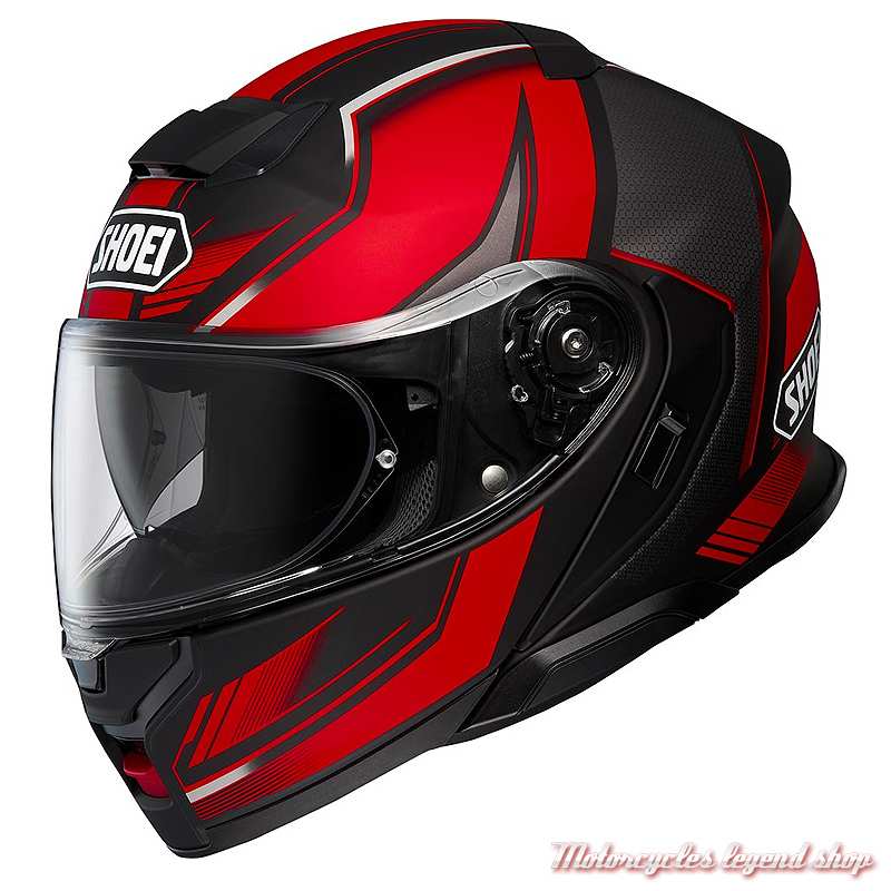 Casque modulable Neotec 3 Grasp TC1 Shoei, noir, rouge