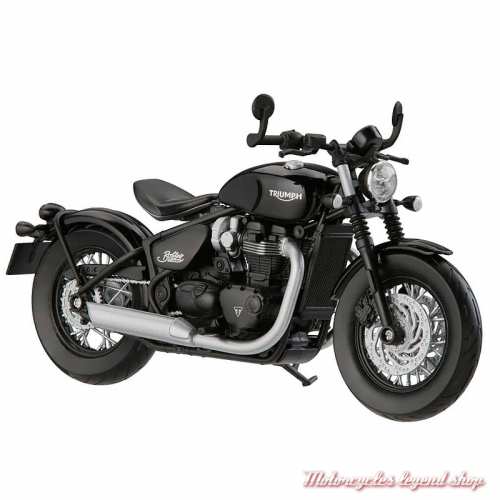 Miniature Triumph Bonneville Bobber, échelle 1/12, reservoir noir, MLMA24915