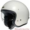 Casque J.O blanc écru mixte, vintage, Shoei