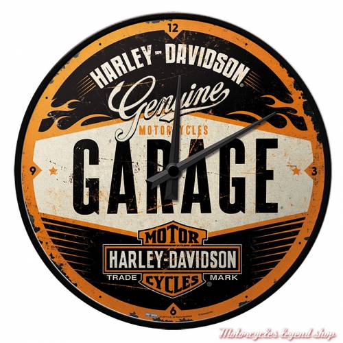 Horloge Garage Harley-Davidson
