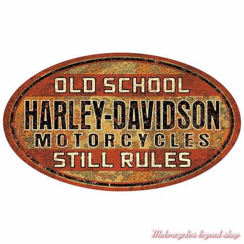 Plaque Métal Harley Davidson Motorcycles Legend Shop 